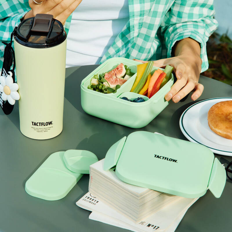 Hộp cơm vu&ocirc;ng TACTFLOW &ndash; 850ml &ndash; Trắng ng&agrave; &ndash; TFK451IVY, , large image number null